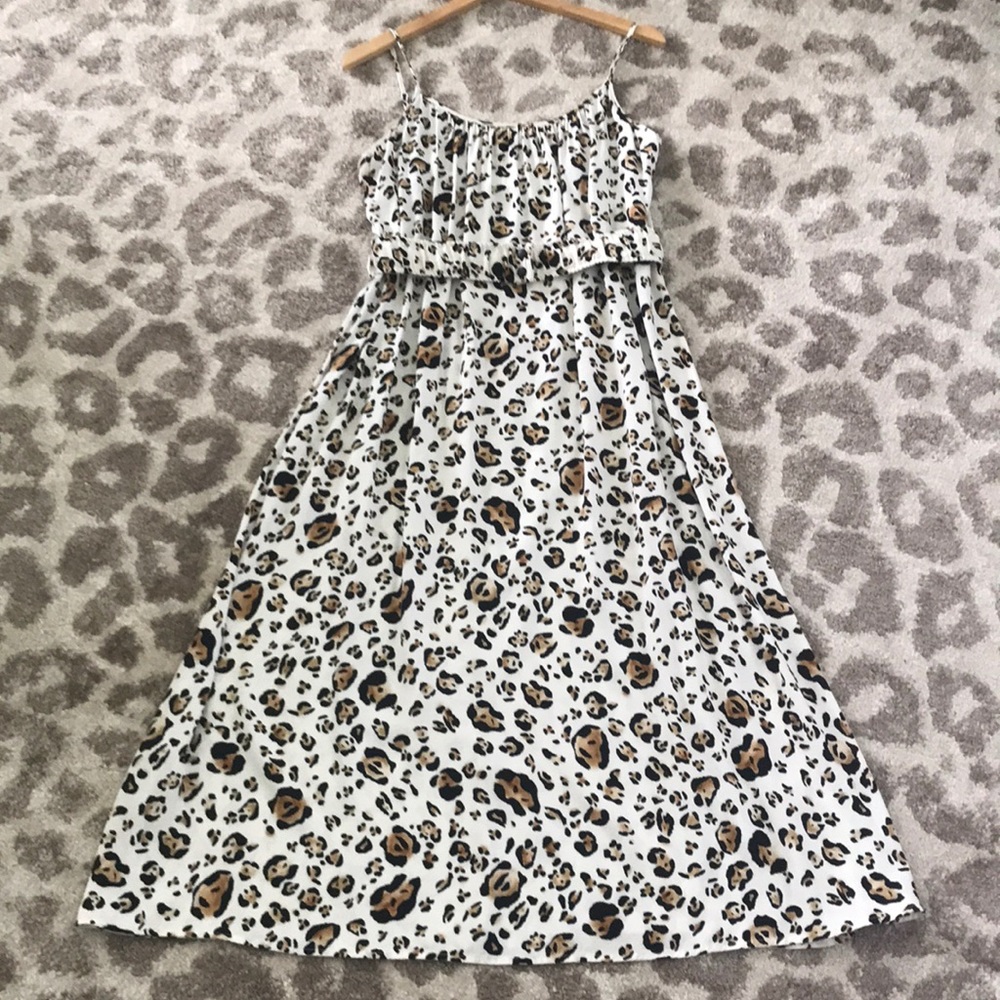 Corey Lynn Calter for Anthropologie Leopard Dress